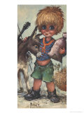 Boy with Donkey Poster Boy with Donkey Poster