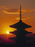 Yasaka Pagoda, Kyoto, Japan Fotografie-Druck von James Montgomery