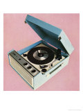 1960's Portable Record Player Affiche
