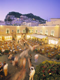 Piazzetta, Capri Town, Capri, Bay of Naples, Italy Photographic Print by Demetrio Carrasco