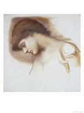 Musical Attendant, from Rose Bower Series reproduction procédé giclée par Edward Burne-Jones