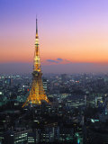 Tokyo Tower, Tokyo, Japan Photographic Print by Rex Butcher