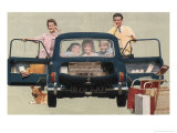 Morris Mini-Minor and Family Kunstdrucke