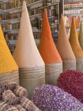Spices in Market, Mellah District, Marrakesh, Morocco Photographic Print by Gavin Hellier
