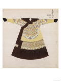 Winter Court Robe Worn by the Emperor, China Giclée-Druck