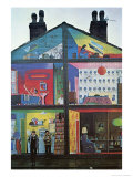 Panted House Wall Prints