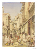 Street Scene in Lahore, India Lámina giclée por William Carpenter
