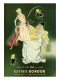 1950's Kayser Lingerie Advertisement Prints