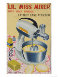 Lil Miss Mixer Advertisement Plakater