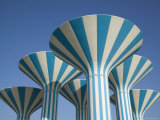Kuwaiti Water Towers, Sideeq, Kuwait Photographic Print by Walter Bibikow