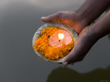 River Ganges, Kumbh Mela Festival, Allahabad, Uttar Pradesh, India Fotografie-Druck von Peter Adams