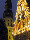 Brotherhood of Blackheads House, Riga, Latvia Lámina fotográfica por Jon Arnold