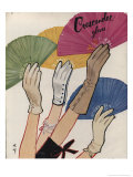 Ladies Gloves in Candy Colours Poster Ladies Gloves in Candy Colours Poster
