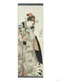 Girl Playing with Doll and a Cat Lámina giclée por Utagawa Kunisada Girl Playing with Doll and a Cat Lámina giclée por Utagawa Kunisada