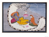 Vishnu and Lakshmi on the Serpent of Eternity Lámina giclée Vishnu and Lakshmi on the Serpent of Eternity Lámina giclée