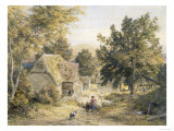 Farm Yard Near Princes Risborough, Buckinghamshire, England Giclee Print by Samuel Palmer