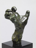 Sculpture of a Hand, Showing a Hand Strained in Tension Photographie par Auguste Rodin