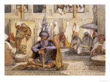 Akali Sikh Reproduction procédé giclée par William Carpenter
