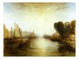 East Cowes Castle, Isle of Wight: The Regatta with the Royal Yacht Squadron Giclee Print by William Turner