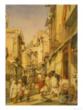 Street in Lahore, Punjab, India Lámina giclée por William Carpenter