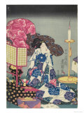 Woman at Her Toilet Giclee Print by Utagawa Kunisada