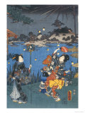 Firefly Hunting reproduction procédé giclée par Utagawa Kunisada