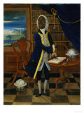 Francis Williams the Jamaican Mathematician and Poet, English c.1745 Lámina giclée