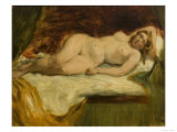 Study of a Nude Female Sleeping Lámina giclée por William Etty