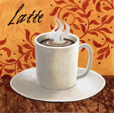 Batik Coffee I Pósters por Louise Max Batik Coffee I Pósters por Louise Max