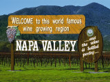 Welcome Sign, Napa Valley, California Photographie par John Alves