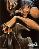 Move Those Strings Plakater av David Garibaldi