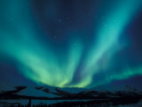 Northern Lights, Endicott Mountains in the Brooks Range, Alaska Photographic Print by Hugh Rose