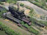 Abandoned Blast Furnace, Youngstown, Pennsylvania Photographic Print