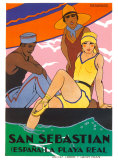 San Sebastian Posters by Rafael Penagos