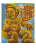 Wrestle, No.4 Giclee Print by Wu Jun