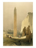 Obelisk at Luxor Lámina giclée por David Roberts Obelisk at Luxor Lámina giclée por David Roberts