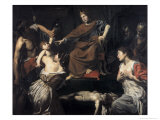 Judgement of Solomon Giclee Print by Valentin de Boulogne 
