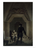 Encounter in the Underground Room Giclee Print by Johann Friedrich Maximilian Von Waldeck