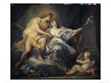 Apollo Caresses Leukothea Giclee Print by Antoine Boizot