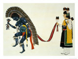 Dog Dance from Indian Dances 1-20 Giclee Print by Alfonso Roybal