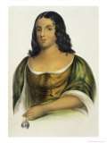 Pocahontas, History of the Indian Tribes of North America Giclee Print by Thomas Loraine Mckenney