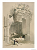 The Doorway, Baalec Giclée-Druck von David Roberts