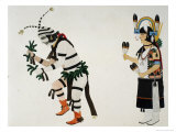 Kasha Rainbow Dance from Indian Dances 1-20 Giclee Print by Alfonso Roybal