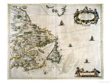 Extrema Americae, Grand Atlas Giclee Print by Joan Blaeu
