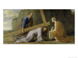 Jesus Carrying His Cross Giclee Print by Eustache Le Sueur