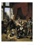 St. Bartholomew's Day Massacre reproduction procédé giclée par Joseph-Nicolas Robert-Fleury