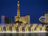 Bellagio Hotel and Casino Fountain, Las Vegas, Nevada Photographic Print by Dennis Flaherty