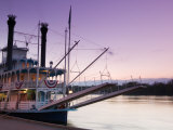 Paddlewheel Riverboat Julia Belle Swain on the Mississippi River, La Crosse, Wisconsin Photographic Print by Walter Bibikow