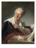Portrait of Diderot, c.1769 Giclee Print by Jean-Honoré Fragonard