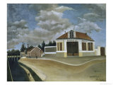 The Chair Factory Giclee Print by Henri Rousseau
